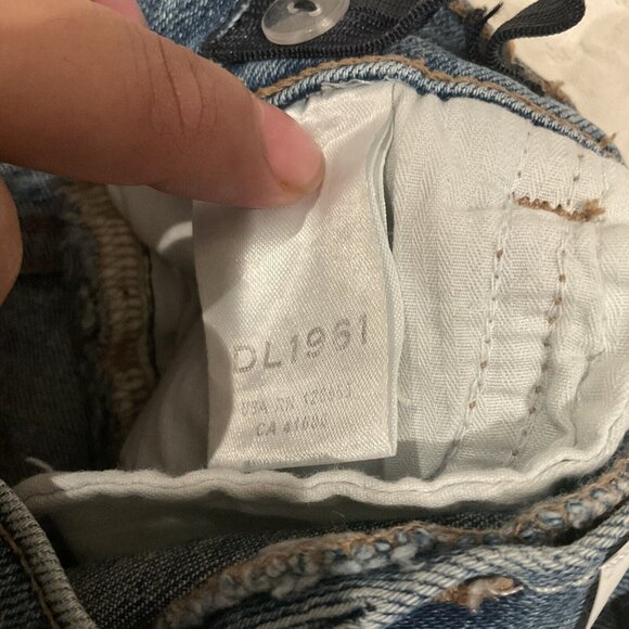 DL1961 Girl's Jenny Mini Jean Skirt Denim Twilight Star SIZE 4T Toddler kids - Picture 7 of 10